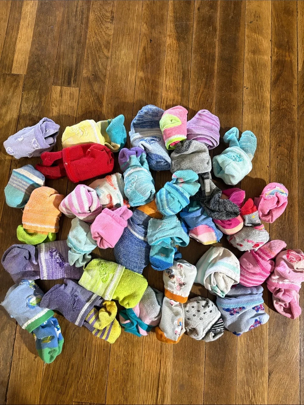Bundle: Girls Assorted Kids Crew Socks - Multicolor Pack